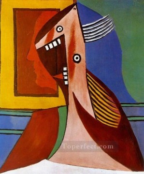 Busto de mujer y autorretrato 1929 Pablo Picasso Pinturas al óleo